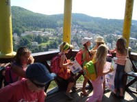 S dětmi ze ZŠ Šmeralova - červen 2010